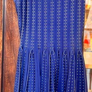 Milly pleated flare dress